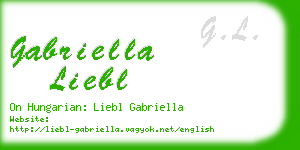 gabriella liebl business card